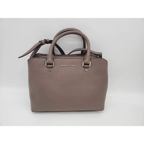 NWT MICHAEL KORS Savannah Satchel BAG - Camel
